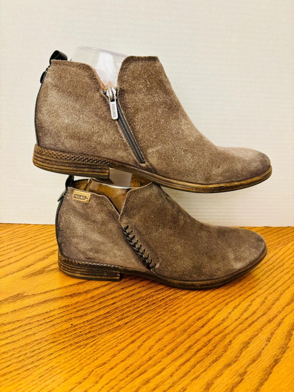 PIKOLINOS Women's Ordino Stone Suede Ankle Boot booties shoes sz 41